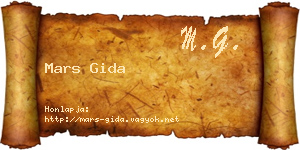 Mars Gida névjegykártya
